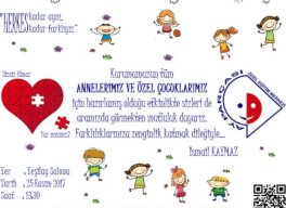 25 Kasım'da Tüm Anne ve Çocuklarımız Davetlidir